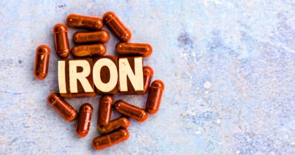 What helps to absorb iron faster?