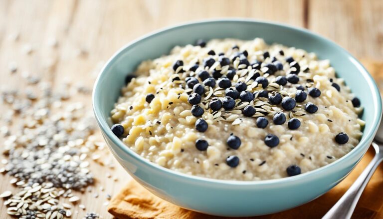 Oatmeal with chia seeds