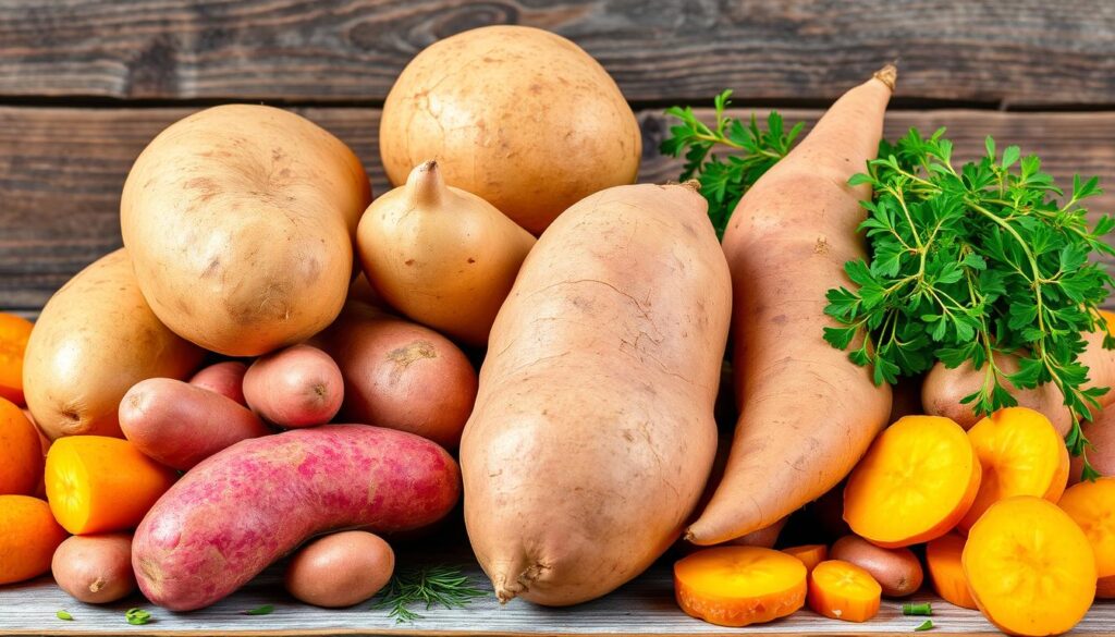 Potatoes and Sweet Potatoes