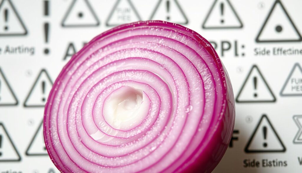 red onions side effects