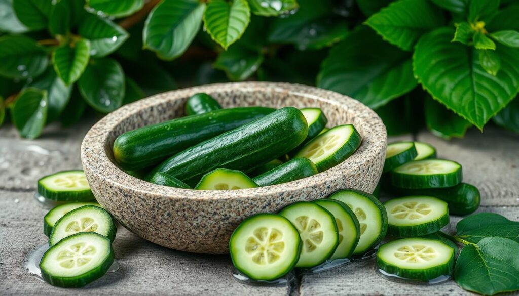 skin benefits of cucumbers