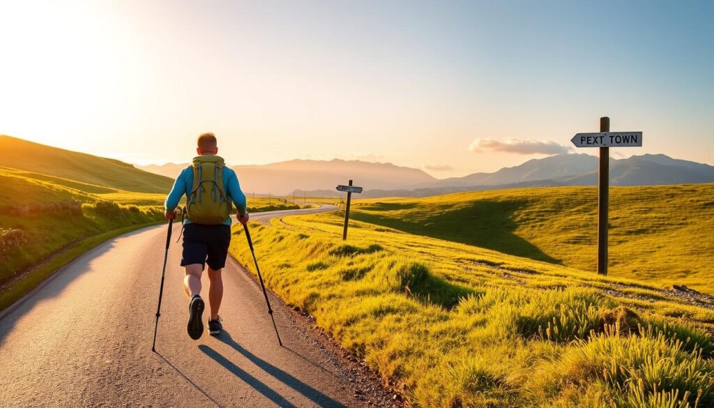 Safety considerations for long-distance walking