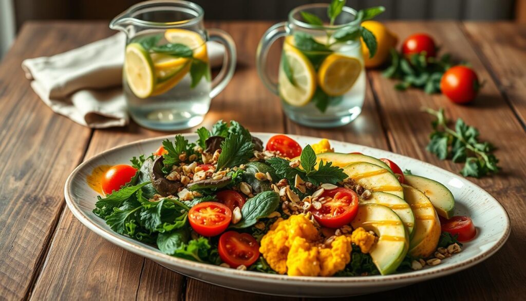 anti-inflammatory diet plate model
