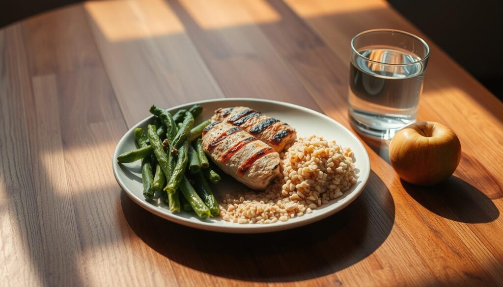 balanced meal timing for hunger control
