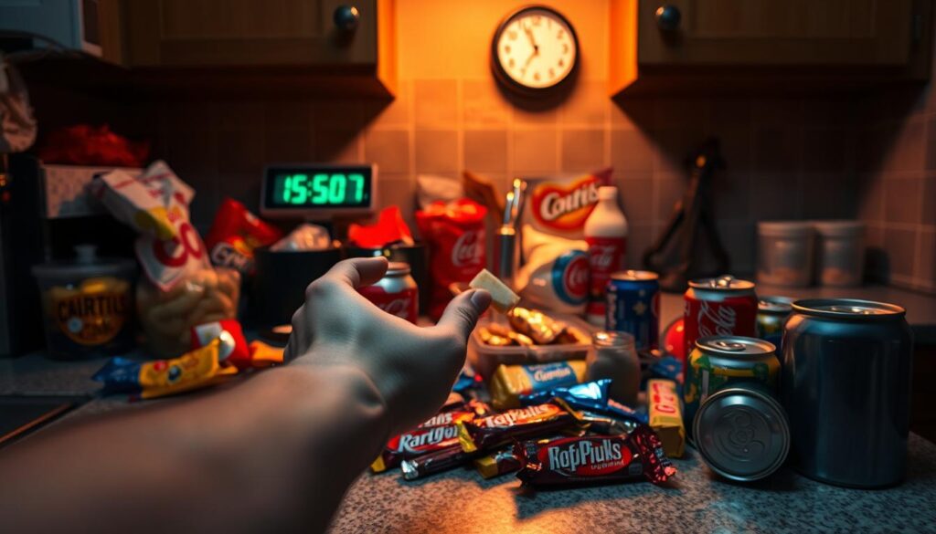 sleep and food choices