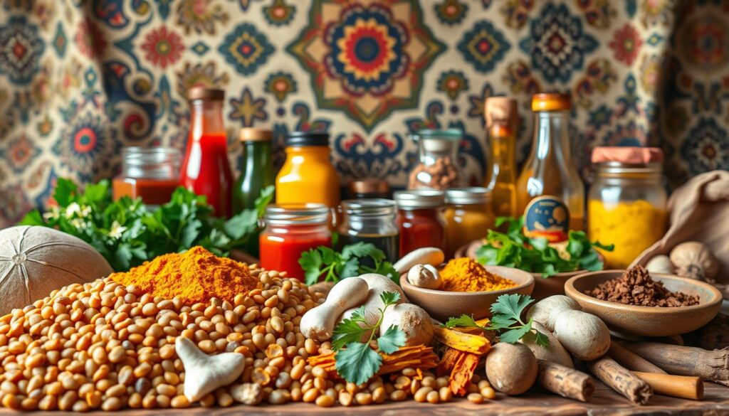 Global cuisine influence on plant-based dishes