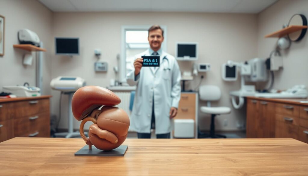 What is a PSA test for?