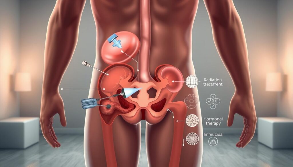 What are the treatment options for prostate cancer? 