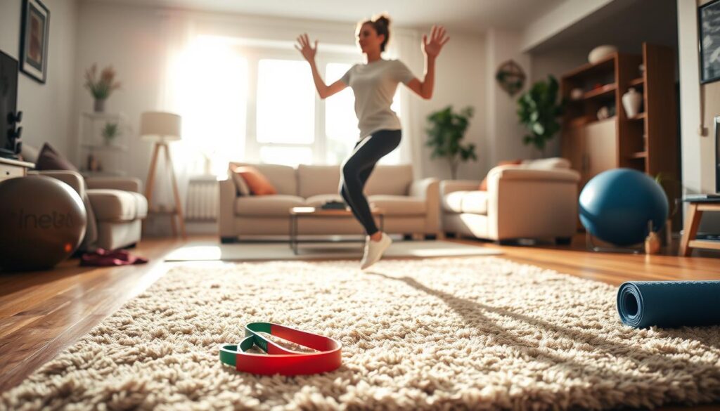 burn calories at home