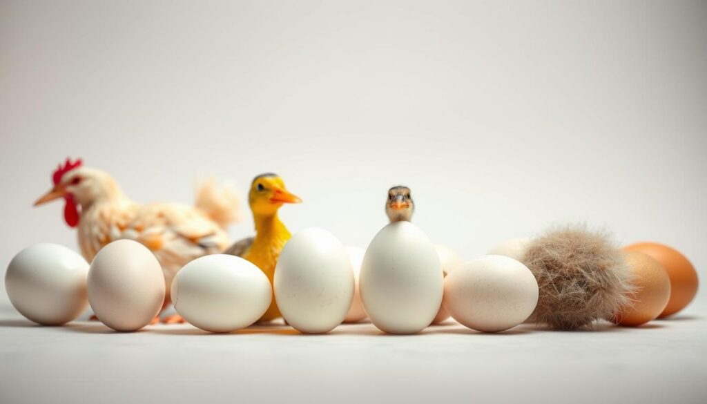 protein content in eggs across different varieties